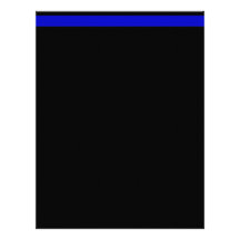Thin Blue Line Letterhead