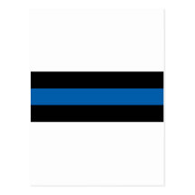Thin Blue Line Post Card