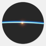 Thin Blue Line Round Stickers