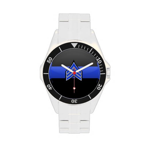 citizen men's thin blue line watch