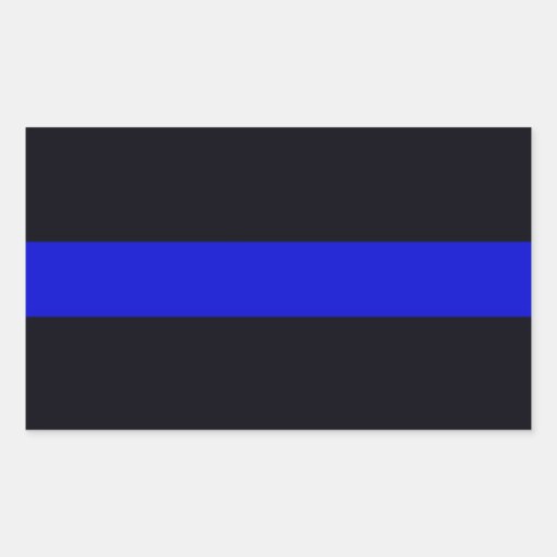 Thin Blue Line Sticker | Zazzle