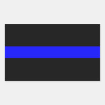 Thin Blue Line Sticker (Set of 4)