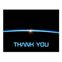 Thin Blue Line Thank You Postcard