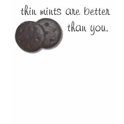 thin mints t-shirts by jmlover