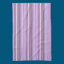 Thin Purple Stripe Pattern kitchen towels