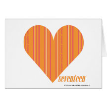 Thin Stripes Orange 3 Cards