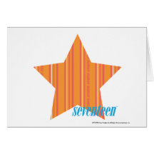 Thin Stripes Orange 4 Card