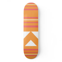 Thin Stripes  Orange Skate Board Decks