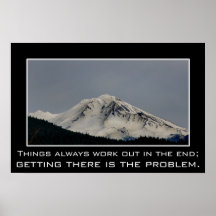 Things always work out in the end (S) Print