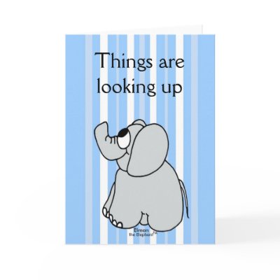 Things are Looking Up - GREETING CARD by Computious