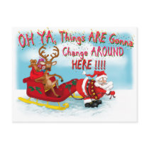 Things Gonna Change around Here Postcard
