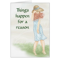 Things happen for a reason cards