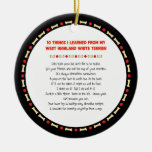 Things I Learned From West Highland White Terrier Christmas Tree Ornament