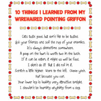 Things I Learned From Wirehaired Pointing Griffon Acrylic Cut Outs