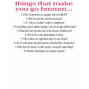 Things that make you go hmmm... t-shirts
