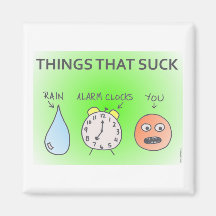 "Things That Suck" Magnet