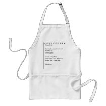 Things To Do aprons
