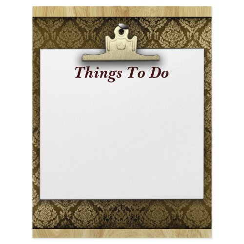 fancy to do list paper