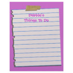 Thing's To Do Letterhead Stationery