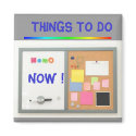 THINGS TO DO Magnet by judydarcy THINGS TO DO Magnet