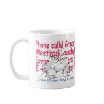 THINGS TO IGNORE mugs