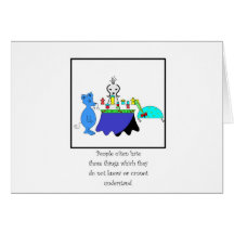 Things which they do not know cards