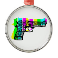 Things With Guns On Christmas Tree Ornaments