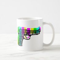 Things With Guns On Coffee Mug
