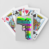 Things With Guns On Deck Of Cards
