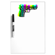 Things With Guns On Dry-Erase Whiteboards