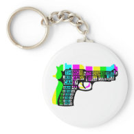Things With Guns On Key Chain