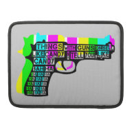 Things With Guns On MacBook Pro Sleeve