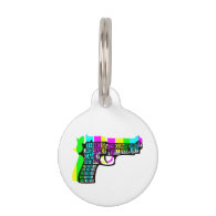 Things With Guns On Pet ID Tags