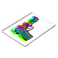 Things With Guns On Spiral Note Book