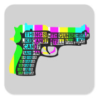 Things With Guns On Stickers