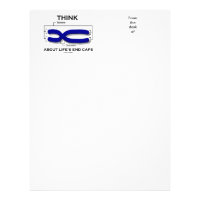 Think About Life's End Caps Telomeres Letterhead