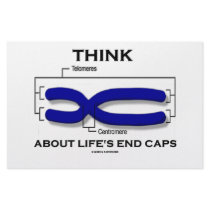 Think About Life's End Caps (Telomeres) stationery