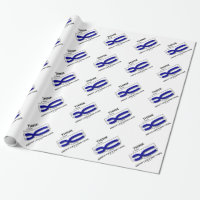 Think About Life's End Caps Telomeres Wrapping Paper