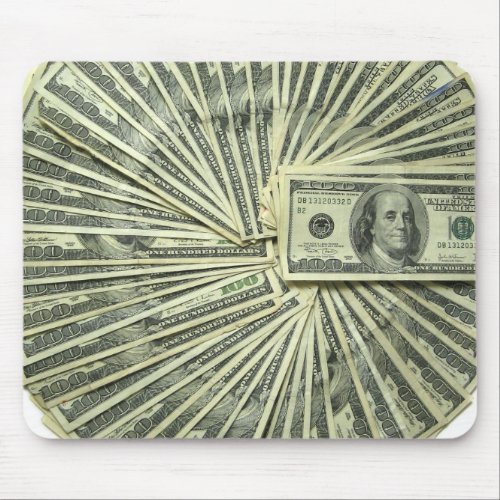 Think about Money all day. mousepad