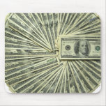 Think about Money all day. Mouse Mat