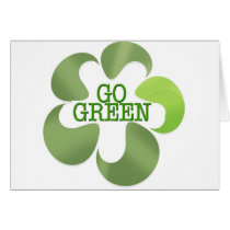 THINK AND GO GREEN cards by APOLITICAL_BITCH THINK AND GO GREEN cards