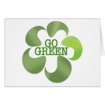 THINK AND GO GREEN cards by APOLITICAL_BITCH THINK AND GO GREEN cards