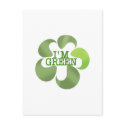 THINK AND GO GREEN postcards