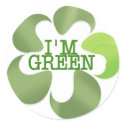 THINK AND GO GREEN stickers