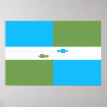 Think Atheist Flag Poster posters
