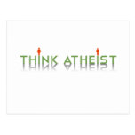 Think Atheist Post Cards
