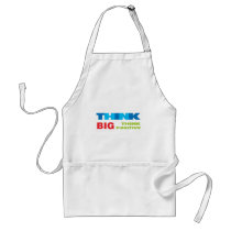 Think Big and Positive Aprons