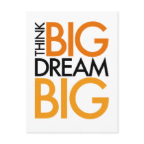 THINK BIG DREAM BIG! POST CARDS