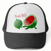 Think Big Watermelon Hat by tshirtdujour Think Big Watermelon Hat