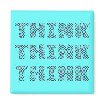 Think - Blue magnets